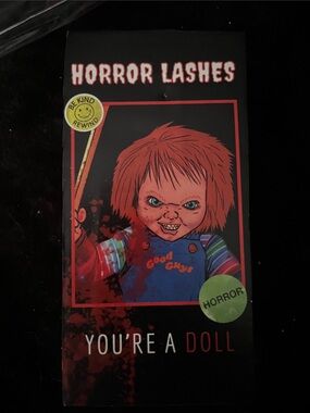 Chucky Horror Eyelashes